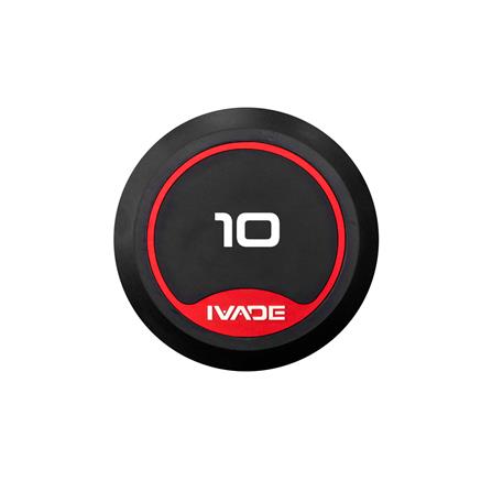 ดัมเบลกลมหุ้มยาง IVADE MD2104 10 กก. (แพ็ก 2 ชิ้น)_2