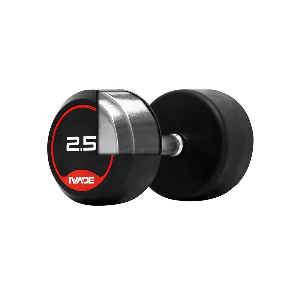 ดัมเบลกลมหุ้มยาง IVADE MD2104 2.5 กก. (แพ็ก 2 ชิ้น)