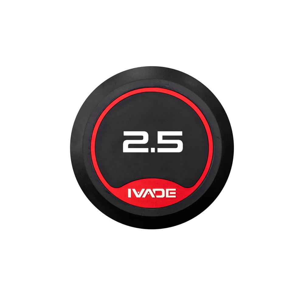 ดัมเบลกลมหุ้มยาง IVADE MD2104 2.5 กก. (แพ็ก 2 ชิ้น)