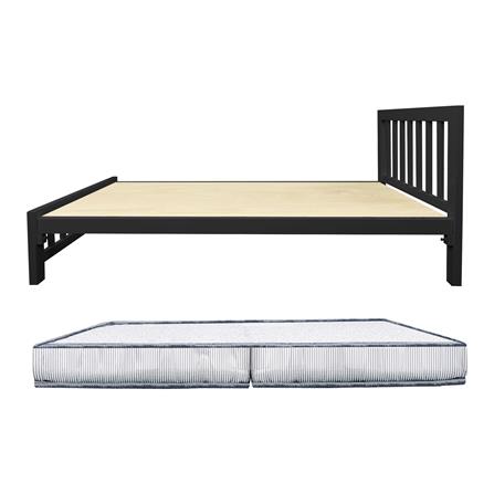 เตียงเหล็ก 3.5 ฟุต THAIBULL SSTSF242-105W สีดำ_4
