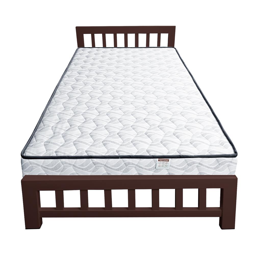 เตียงเหล็ก 3.5 ฟุต THAIBULL SSTRF252-105W สีน้ำตาล