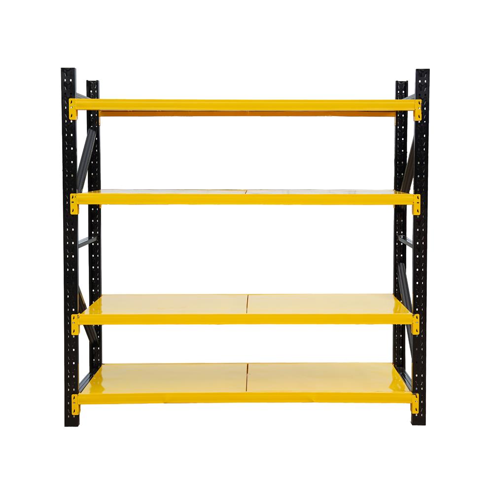 ชั้นเหล็ก 4 ชั้น C METAL 200X200X60 ซม. สีเหลือง-ดำ