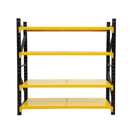 ชั้นเหล็ก 4 ชั้น C METAL 200X200X60 ซม. สีเหลือง-ดำ