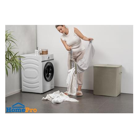 ถังผ้าเหลี่ยมสูง 2 ช่อง PLIM FABBIN สีเบจ_4