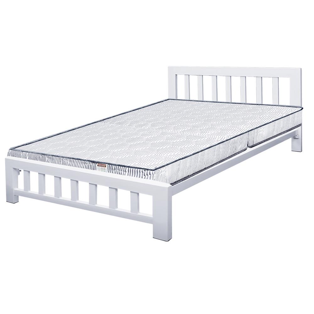 เตียงเหล็ก 3.5 ฟุต THAIBULL SSTSF242-105R สีขาว