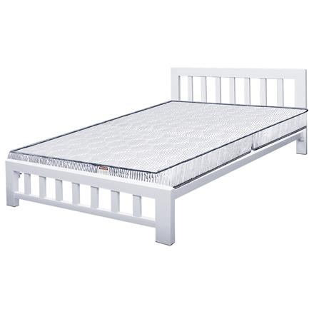 เตียงเหล็ก 3.5 ฟุต THAIBULL SSTSF242-105R สีขาว_0