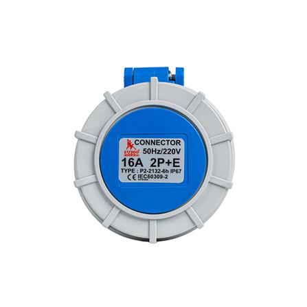 เพาเวอร์ปลั๊กตัวเมีย SUMO 3 ขา P2-2132 IP67 16 แอมป์ สีน้ำเงิน_2