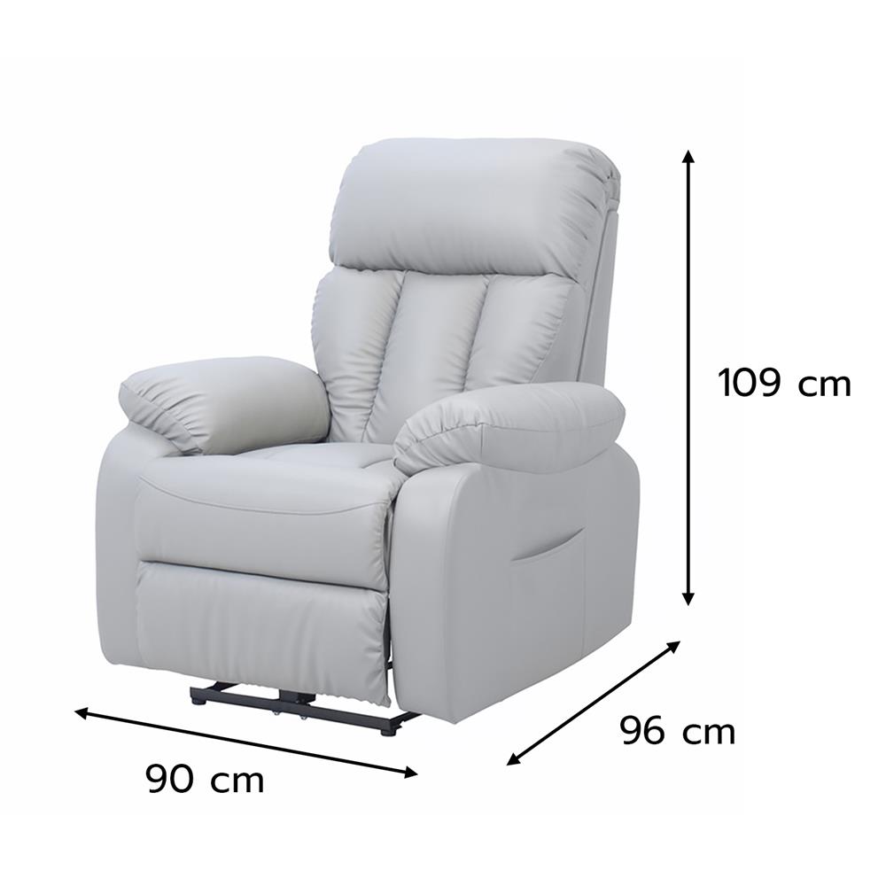 เก้าอี้ปรับนอนไฟฟ้า FURDINI FRIENDLY สีเทา