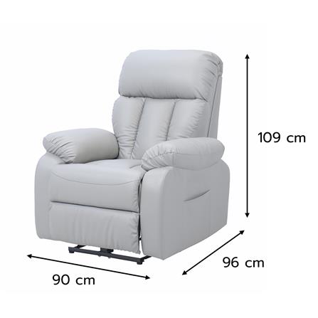 เก้าอี้ปรับนอนไฟฟ้า FURDINI FRIENDLY สีเทา_7