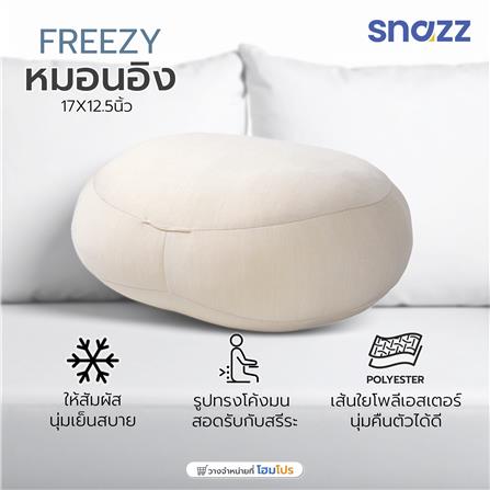หมอนอิง SNAZZ FREEZY 17x12.5 นิ้ว สีน้ำตาล_6