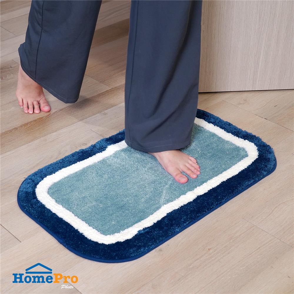 พรม HOME LIVING STYLE BORDI 45X70 ซม. สีน้ำเงิน