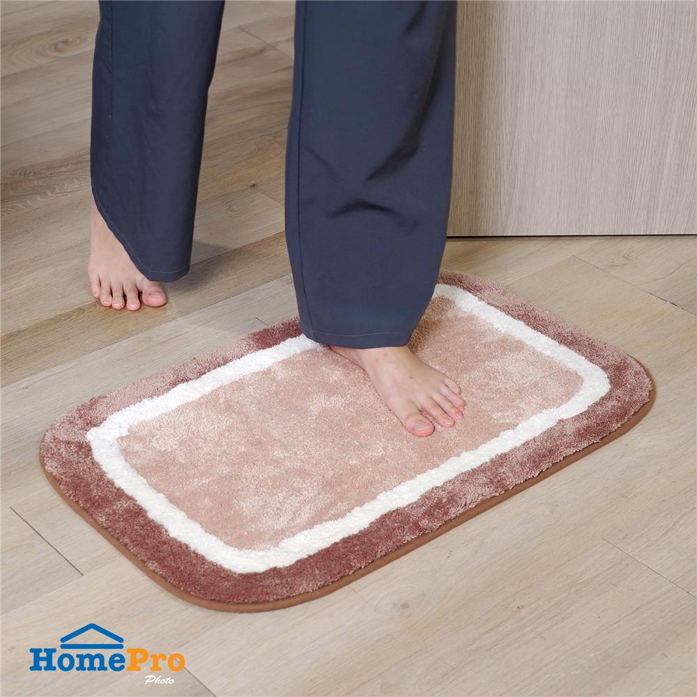 พรม HOME LIVING STYLE BORDI 45X70 ซม. สีน้ำตาล