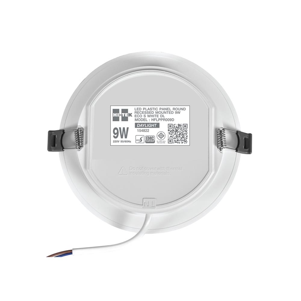 ดาวน์ไลท์ LED HI-TEK HFLPPR00 4 นิ้ว 9 วัตต์ DAYLIGHT สีขาว