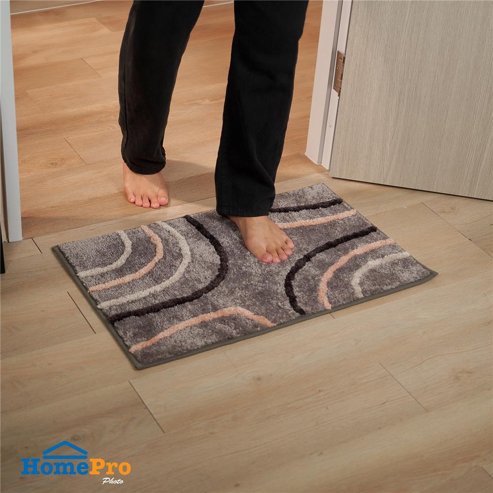 พรม HOME LIVING STYLE RING 45X70 ซม. สีเทา