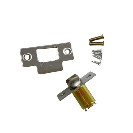 ลูกบิดห้องน้ำ AZLE 4871 ML-BK หัวกลม สีสเตนเลส_2