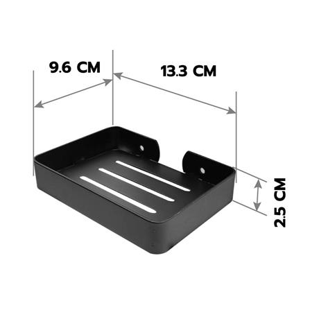 ที่ใส่สบู่ LUZERN AS-6009B สีดำ_4