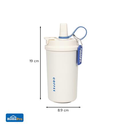 กระติกสุญญากาศ 0.5 ลิตร KECH ELLEN สีขาว_9