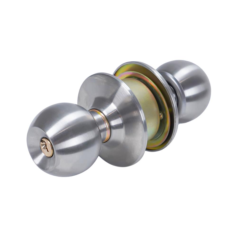 ลูกบิดทั่วไป หัวกลม AZLE 4871 ML-ET สีสเตนเลส