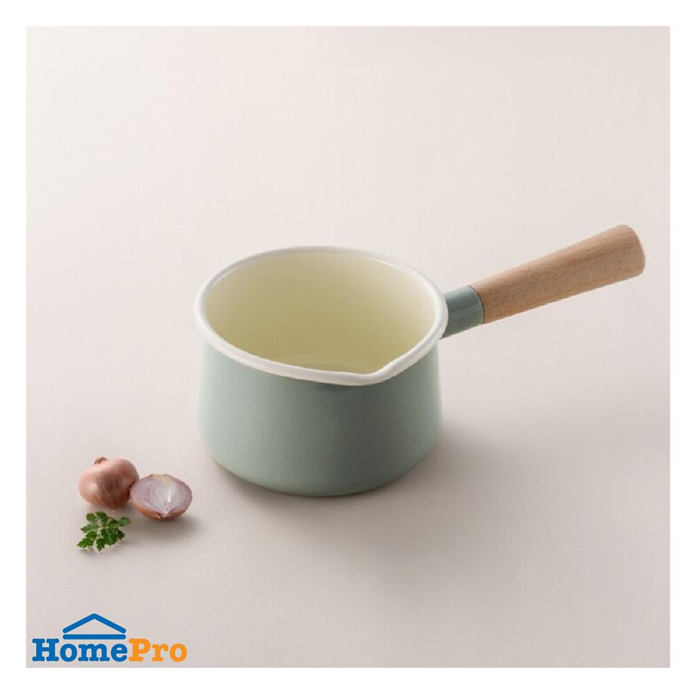 หม้อด้าม 14 ซม. LOCKnLOCK SUIT MELLOW สีเทา