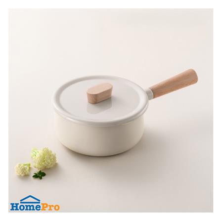 หม้อด้าม 18 ซม. LOCKNLOCK SUIT MELLOW สีครีม_1