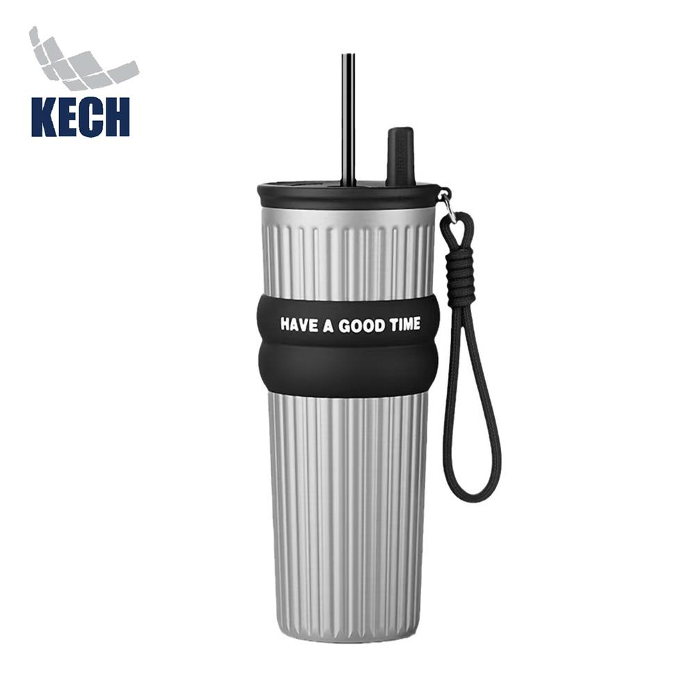 กระติกสุญญากาศ 0.71 ลิตร KECH LIVE สีเงิน_1