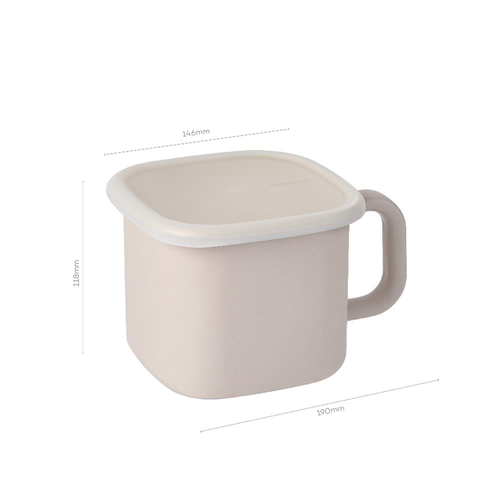 หม้ออเนกประสงค์ 1.5 ลิตร LOCKNLOCK SUIT สีครีม