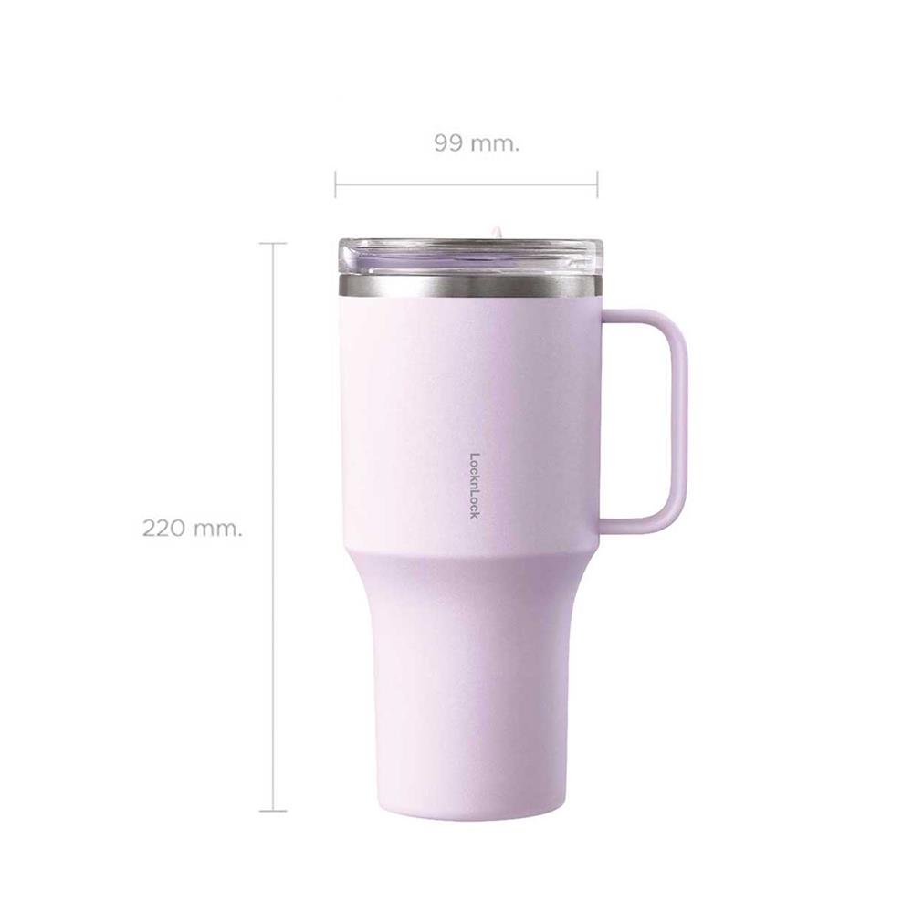 กระติกสุญญากาศ LOCKNLOCK METRO 820 มล. สีม่วง