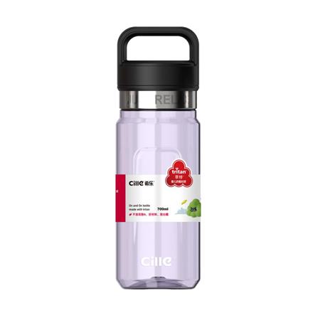 ขวดน้ำพลาสติก TRITAN 0.7 ลิตร CILLE RELAX สีม่วง_0
