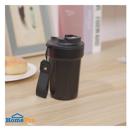 กระติกสุญญากาศ 0.42 ลิตร KECH HAND สีดำ_5