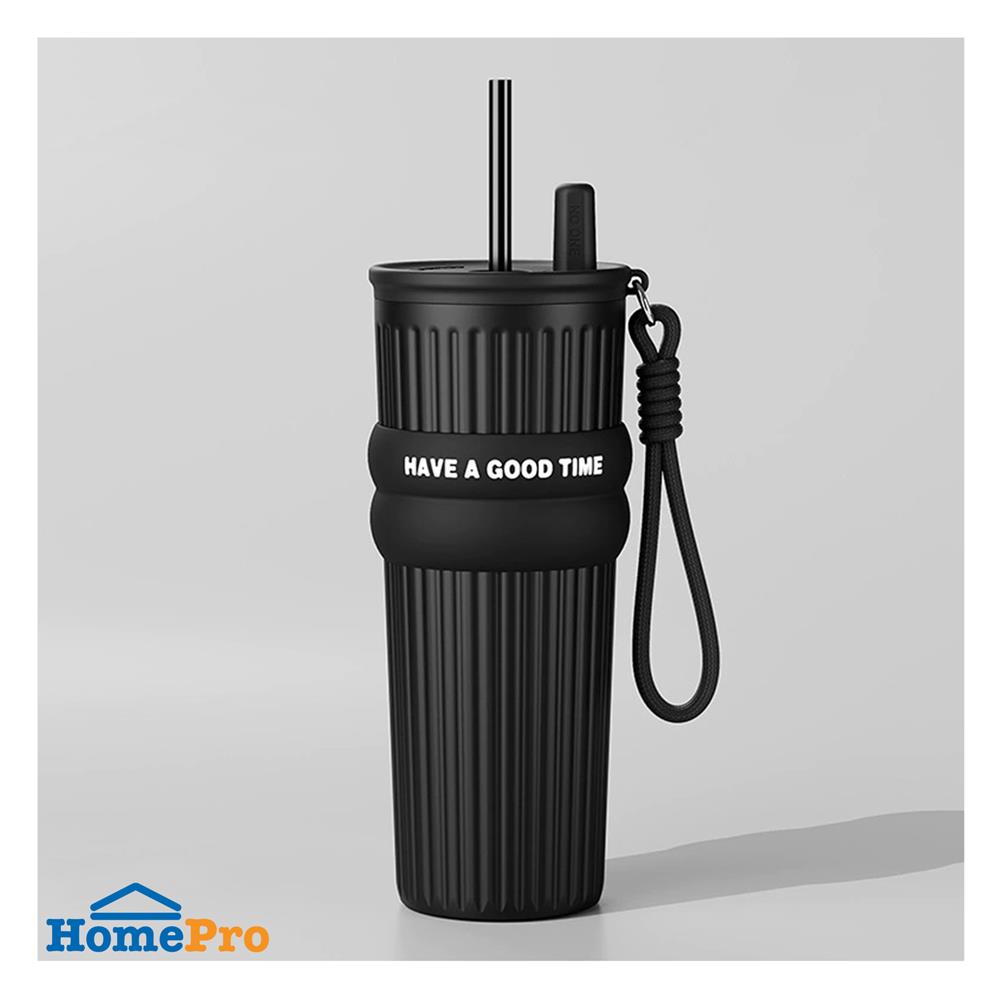 กระติกสุญญากาศ 0.71 ลิตร KECH LIVE สีดำ