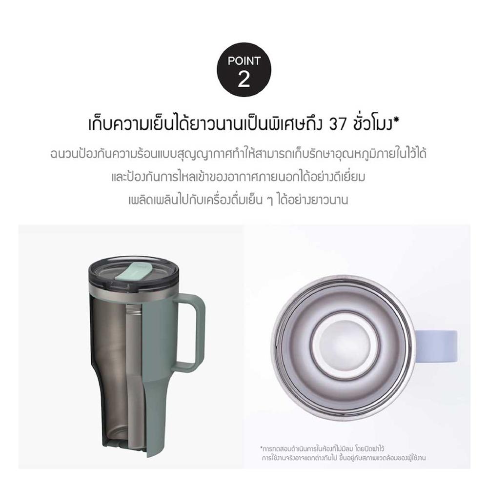 กระติกสุญญากาศ LOCKNLOCK METRO 820 มล. สีชมพู