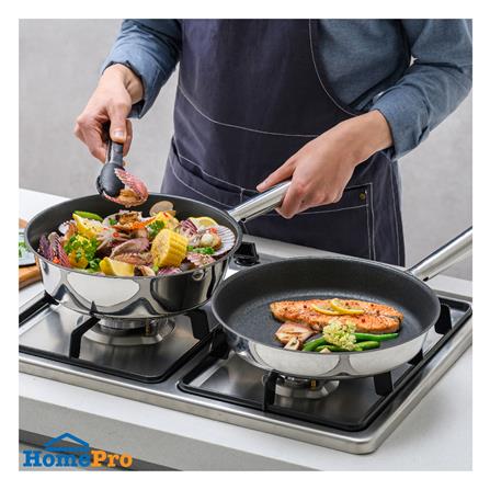 กระทะลึก 24 ซม. LOCKNLOCK SUIT STAINLESS สีเงิน_3