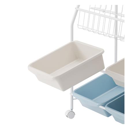 ชั้นวางของ 5 ชั้น STACKO LITTLE-P 76x30x99 ซม. สีขาว/ฟ้า_3