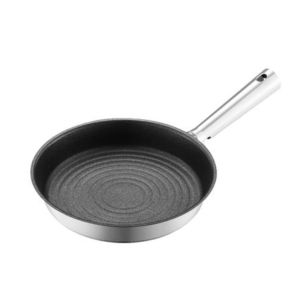 กระทะตื้น 24 ซม. LOCKNLOCK SUIT STAINLESS สีเงิน_0