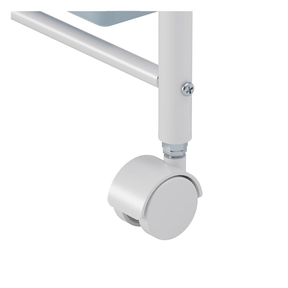 ชั้นลิันชัก 2 ชั้นพร้อมขอแขวน STACKO LITTLE-P 46X31X133 ซม. สีขาว/ฟ้า