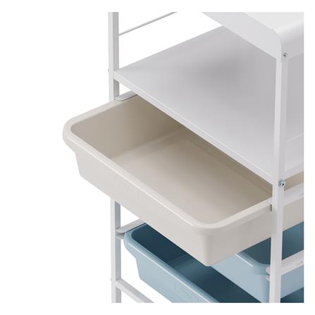 ชั้นลิ้นชัก 3 ชั้น STACKO LITTLE-P 44.6X31.6X100.8 ซม. สีขาว/ฟ้า_3