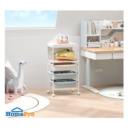 ชั้นลิ้นชัก 3 ชั้น STACKO LITTLE-P 44.6X31.6X100.8 ซม. สีขาว/ฟ้า_6