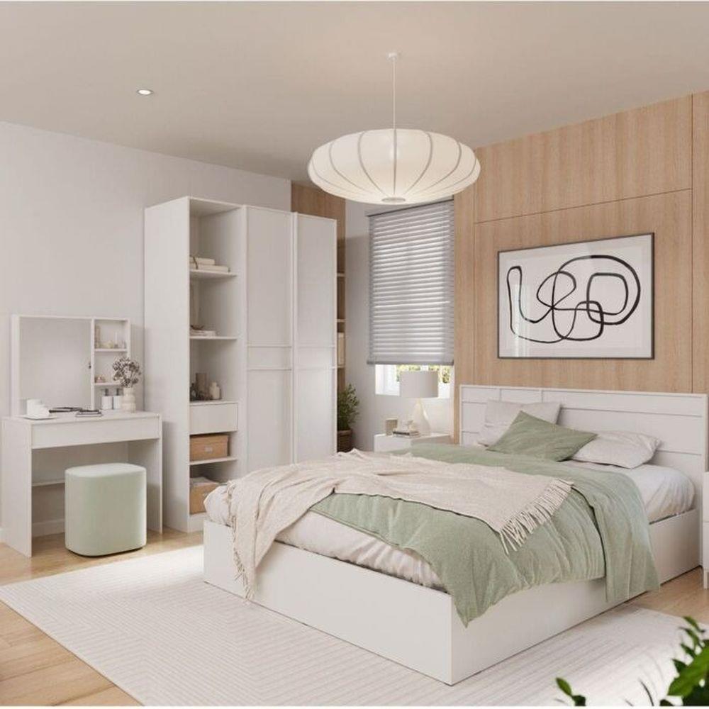 ชุดห้องนอน 5 ฟุต KONCEPT HAMAKO 59061279 สีขาว