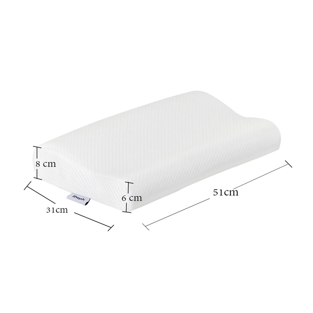 หมอนสุขภาพ เมมโมรี่โฟม SHEPH FRESH ZEN 31x51 ซม. สีขาว