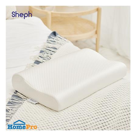 หมอนสุขภาพ เมมโมรี่โฟม SHEPH FRESH ZEN 31x51 ซม. สีขาว_3