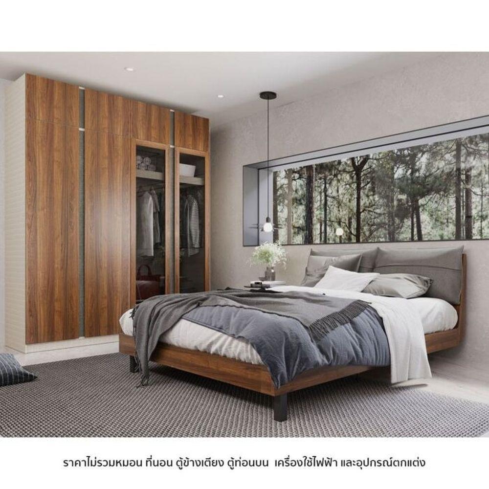 ชุดห้องนอน 5 ฟุต KONCEPT TANNER 59061159 สีไม้เข้ม