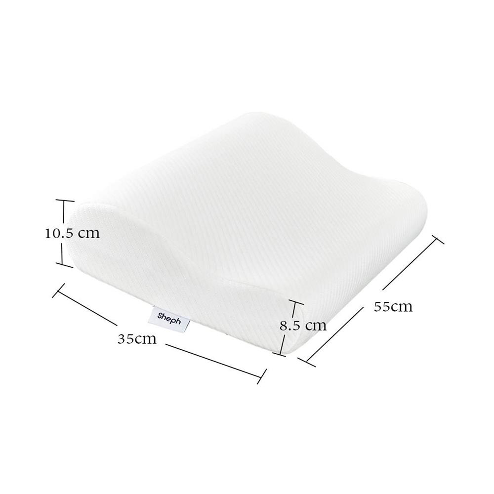 หมอนสุขภาพ เมมโมรี่โฟม SHEPH FRESH 35X55 ซม. สีขาว