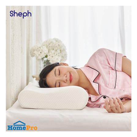 หมอนสุขภาพ เมมโมรี่โฟม SHEPH FRESH 35X55 ซม. สีขาว_5