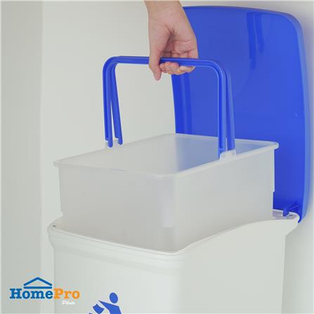 ถังขยะเหยียบแยกประเภท ACCO 32 ลิตร ฝาสีน้ำเงิน_9