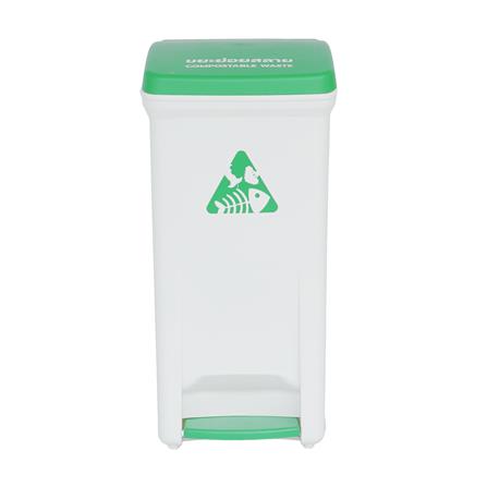 ถังขยะเหยียบแยกประเภท ACCO 32 ลิตร ฝาสีเขียว_2