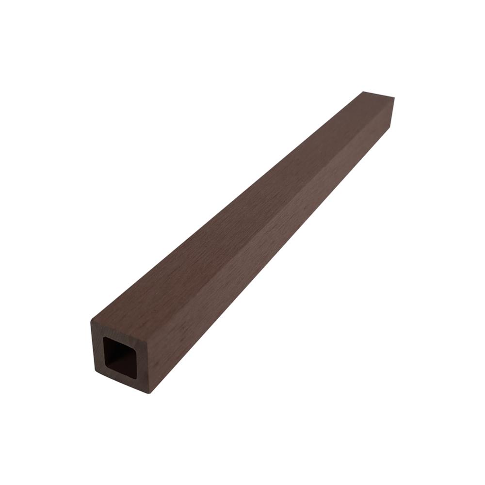 ไม้ระแนงกลวง THAISUN C.X.25H25 2.5x2.5x300 ซม. สีน้ำตาลช็อคโกแลต