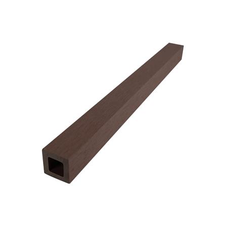 ไม้ระแนงกลวง THAISUN C.X.25H25 2.5x2.5x300 ซม. สีน้ำตาลช็อคโกแลต_0