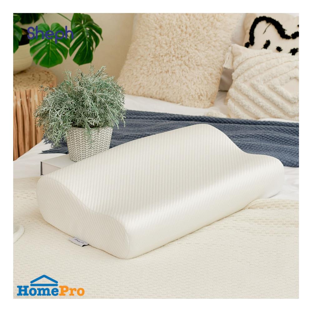 หมอนสุขภาพ เมมโมรี่โฟม SHEPH FRESH BEYOND 36x60 ซม. สีขาว