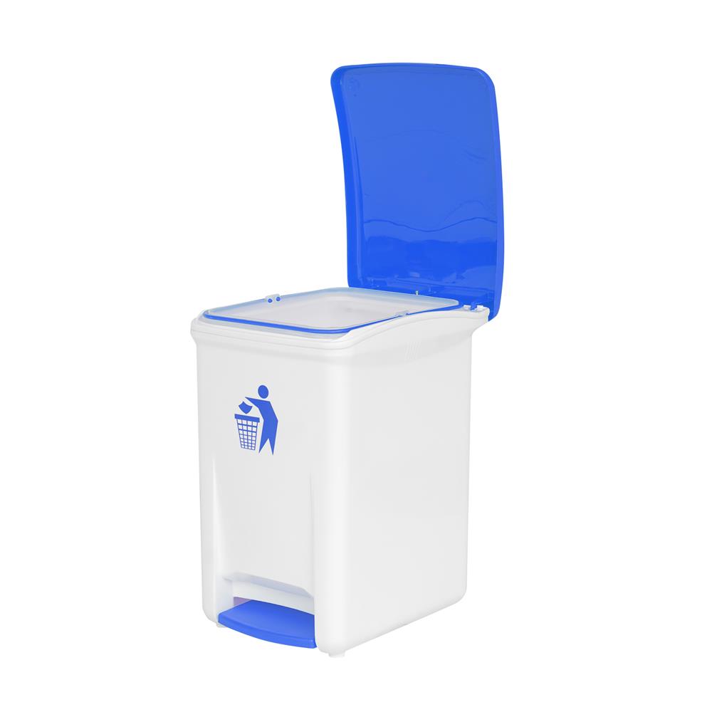 ถังขยะเหยียบแยกประเภท ACCO 18.5 ลิตร ฝาสีน้ำเงิน