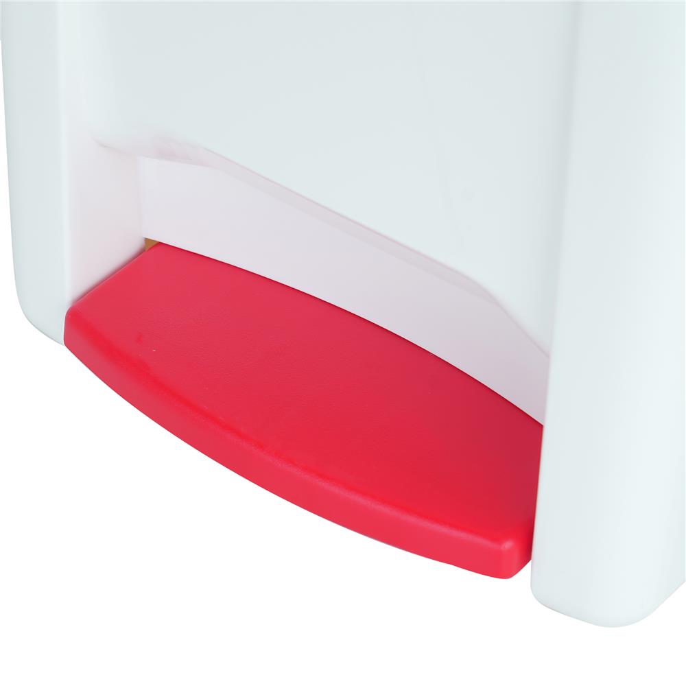 ถังขยะเหยียบแยกประเภท ACCO 32 ลิตร ฝาสีแดง